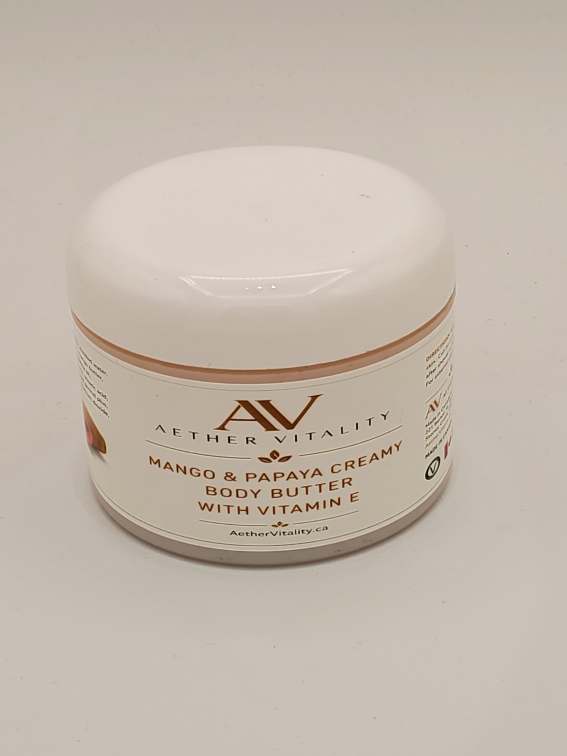Mango and Papaya Creamy Body Butter with vitamin E